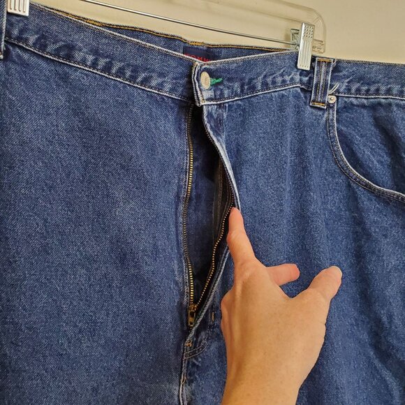 Tommy Hilfiger men's 90's Y2K relaxed fit jeans big and tall - Picture 5 of 11